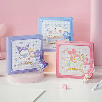 Sanrio Square PU Notebook with Pendant