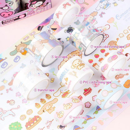 Sanrio 8-Rolls Pack Washi Tape