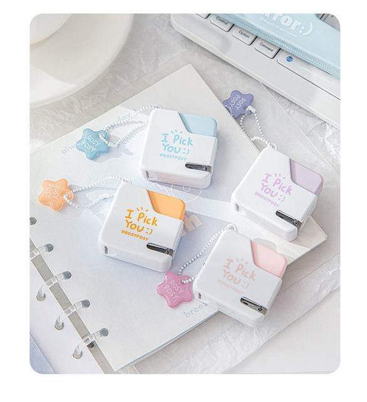 Rosy Posy Mini Cube Stapler