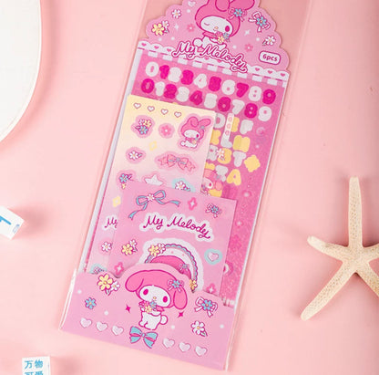 Sanrio Wonderful Everyday Sticker Pack (6 sheets)