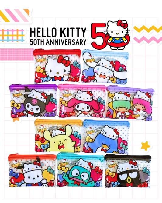 Sanrio Zip Pouch | Hello Kitty 50th Anniversary