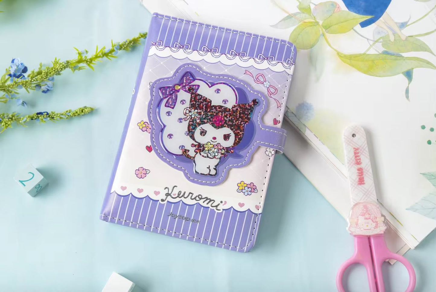 Sanrio All Things Flowers A6 Cover Diary Notebook with Magnetic Closure