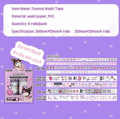 Sanrio 8-Rolls Pack Washi Tape