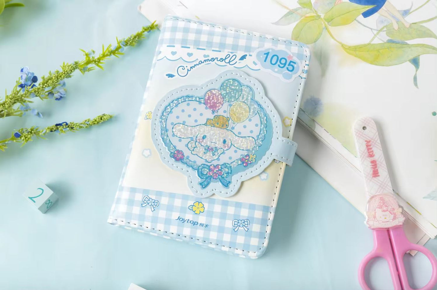 Sanrio All Things Flowers A6 Cover Diary Notebook with Magnetic Closure