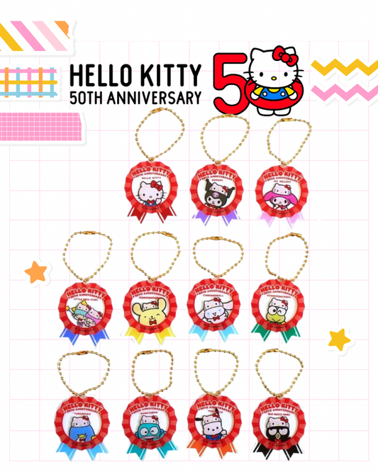 Sanrio Keychain Blind Bag | Hello Kitty 50th Anniversary