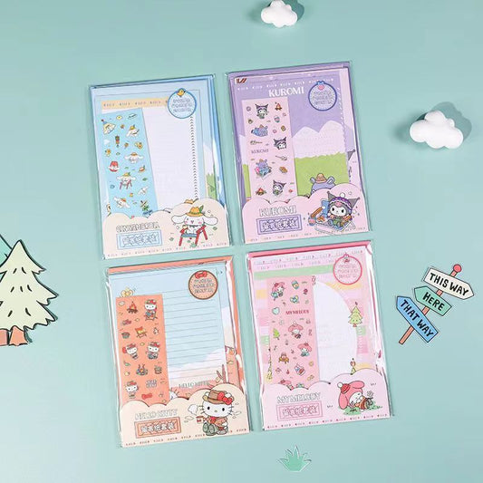 Sanrio Characters Camping Letter & Envelope Set