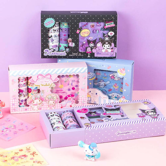 Sanrio Kawaii Washi Tape & Stickers Set