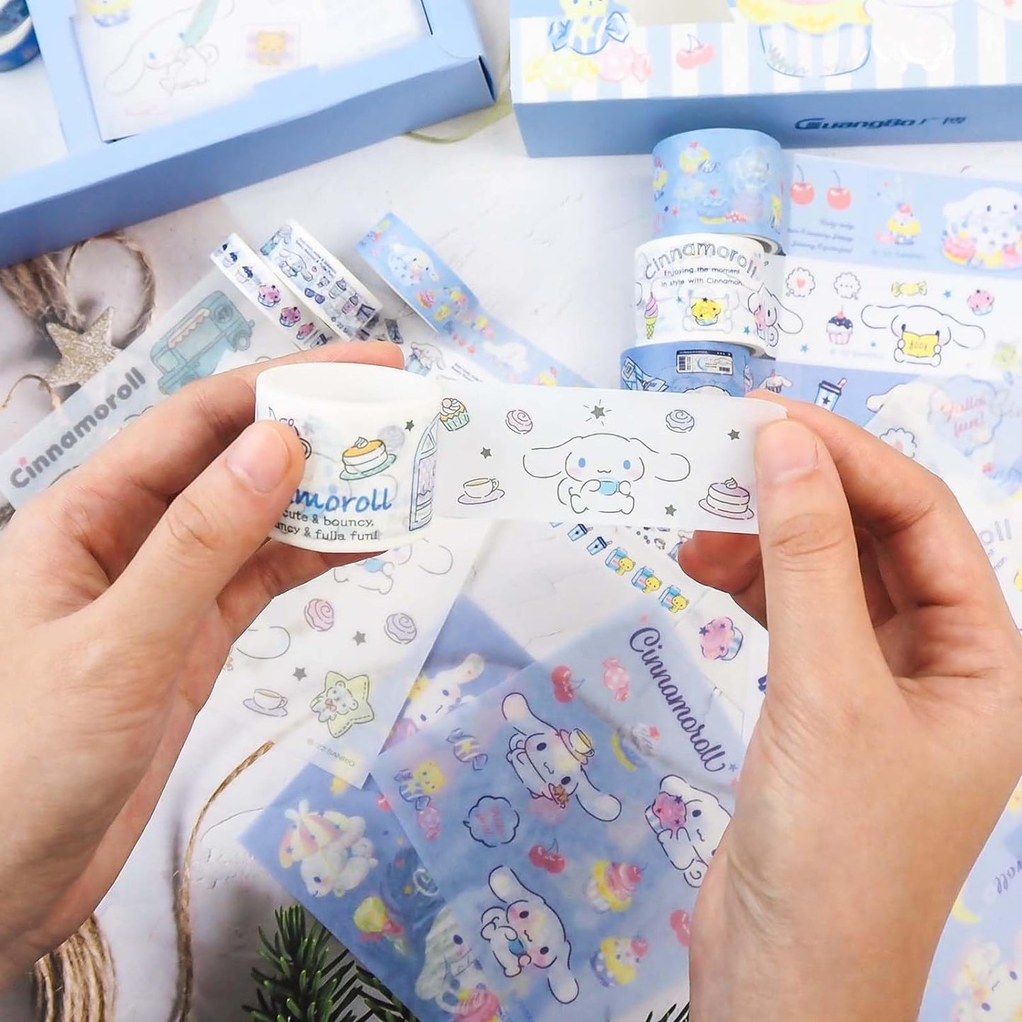 Sanrio Kawaii Washi Tape & Stickers Set