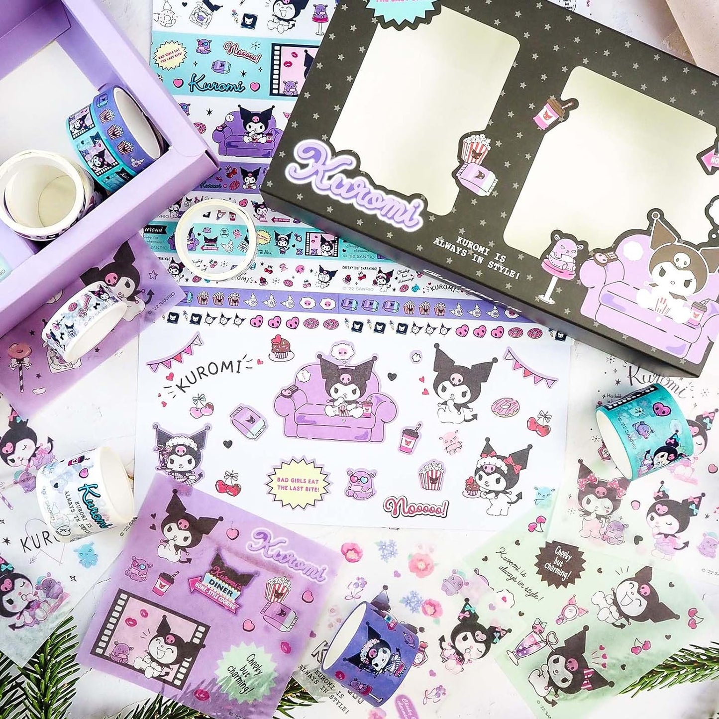 Sanrio Kawaii Washi Tape & Stickers Set