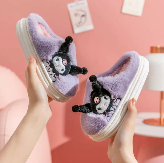 Sanrio Kuromi Thick Soles Slippers