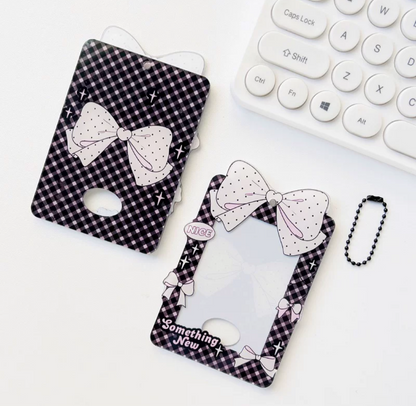 Bows Photocard Holder Keychain