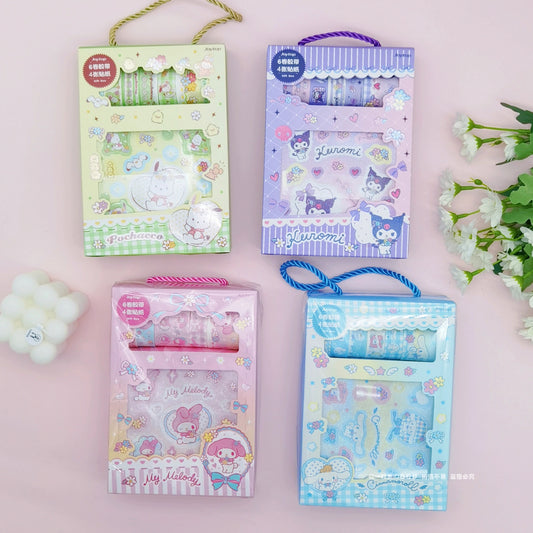 Sanrio Washi Tapes & Stickers Set