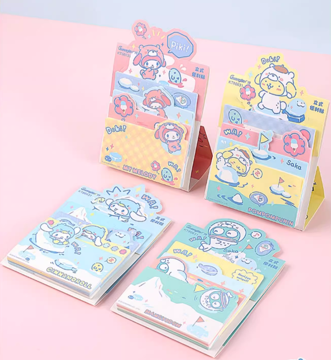 Sanrio 4-designs Sticky Notes