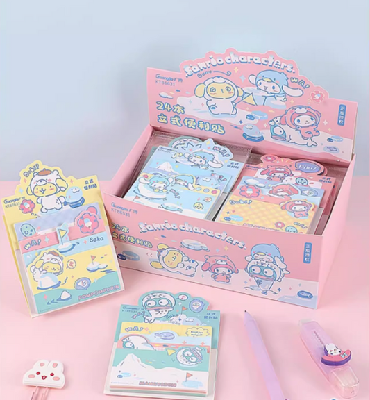 Sanrio Characters Multi-layer Sticky Notepad