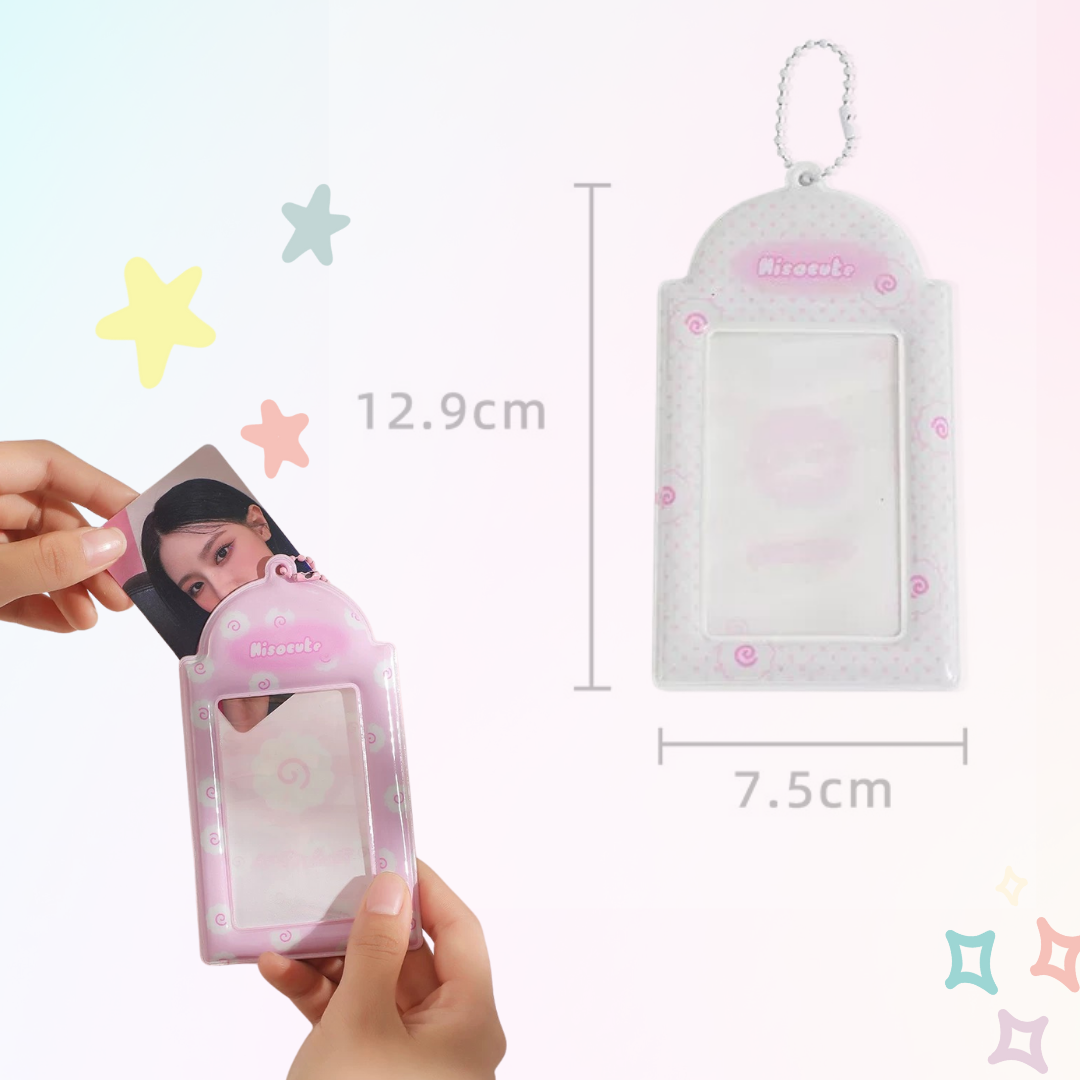 Hisocute Photocard Holder Keychain