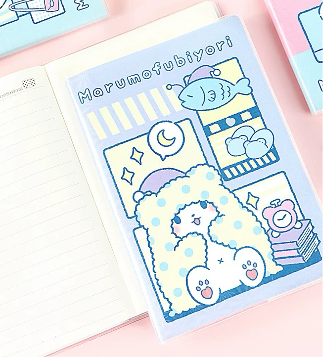 Marumofubiyori Sanrio EVA Cover A5 Notebook