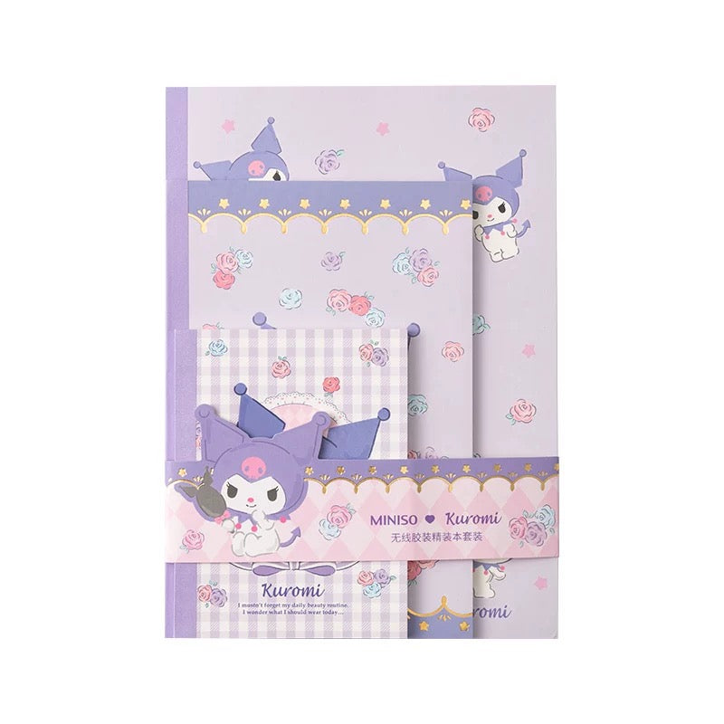 Sanrio Characters Notebook Set (3pcs)