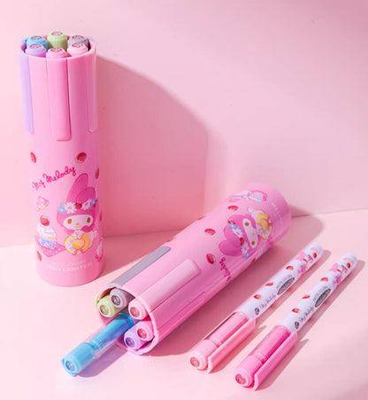 Sanrio Characters Pastel Highlighter 6 colors