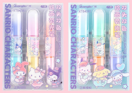 Sanrio Double-Ended Highlighter Marker Set