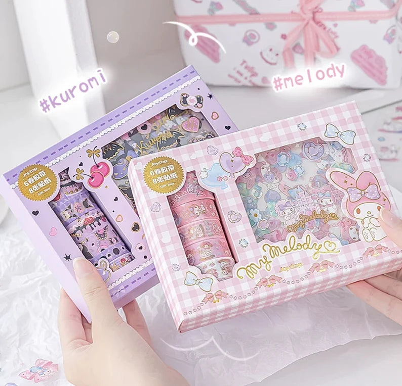 Sanrio Washi Tapes & Stickers Set