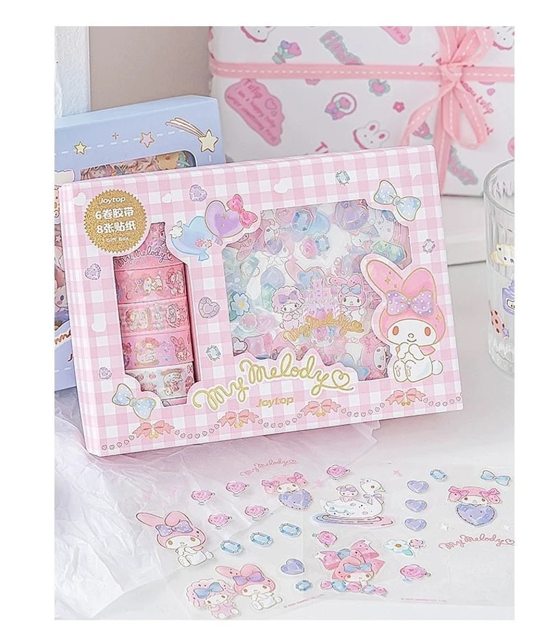 Sanrio Washi Tapes & Stickers Set