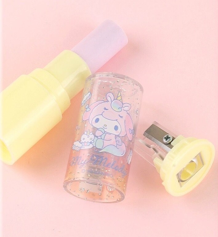 Sanrio Character Pencil Sharpener & Eraser - Set of 4