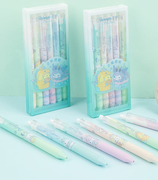 Sanrio Unicorn Pen Set (6 pcs)